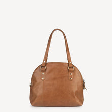Load image into Gallery viewer, Half Moon Handbag in Camel Leather