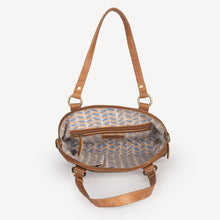 Load image into Gallery viewer, Half Moon Handbag in Camel Leather