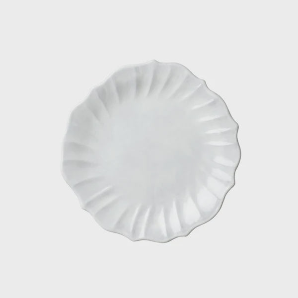 Incanto White Ruffle European Dinner Plate