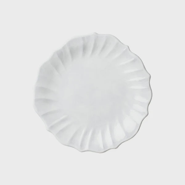 Incanto White Ruffle Salad Plate