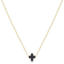Load image into Gallery viewer, 16" Necklace Gold - Signature Cross Small
