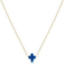 Load image into Gallery viewer, 16" Necklace Gold - Signature Cross Small
