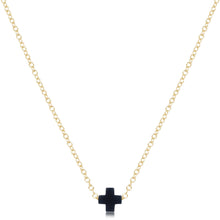Load image into Gallery viewer, 16" Necklace Gold - Signature Cross Small
