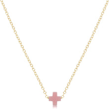 Load image into Gallery viewer, 16" Necklace Gold - Signature Cross Small
