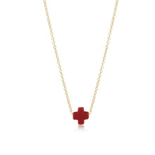 Load image into Gallery viewer, 16" Necklace Gold - Signature Cross
