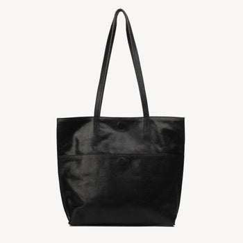 Everyday Tote in Black Leather
