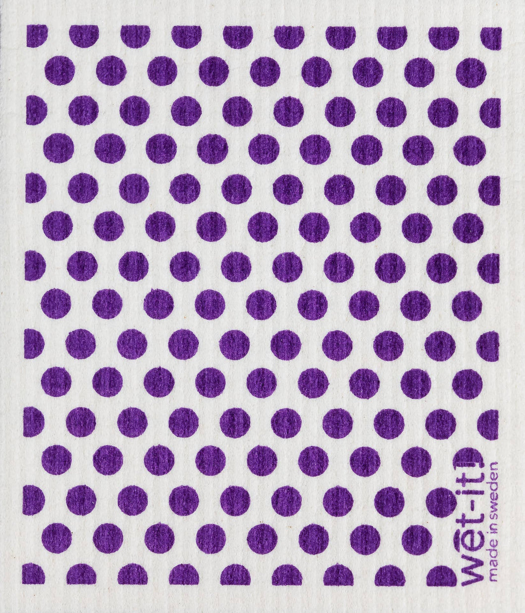 Dots and Dots Purple Swedish Cloth