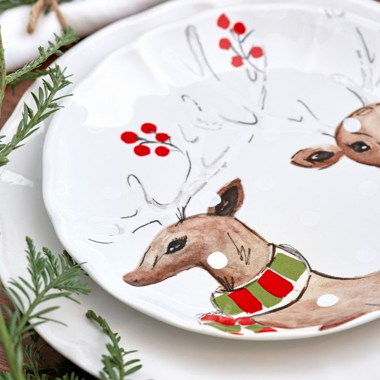 Deer Friends Salad/Dessert Plate