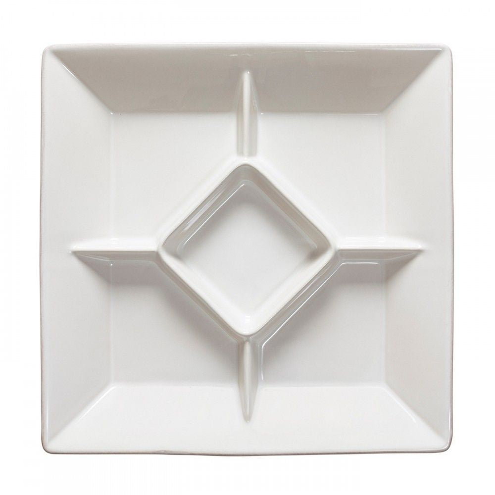 Cook & Host - White Sq. appetizer Tray 13
